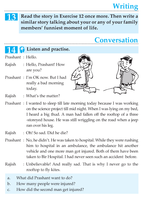 English Lesson Grade 7 Remembering The Past English Page 11