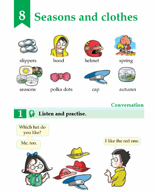 English Lesson Grade 2 Seasons And Clothes